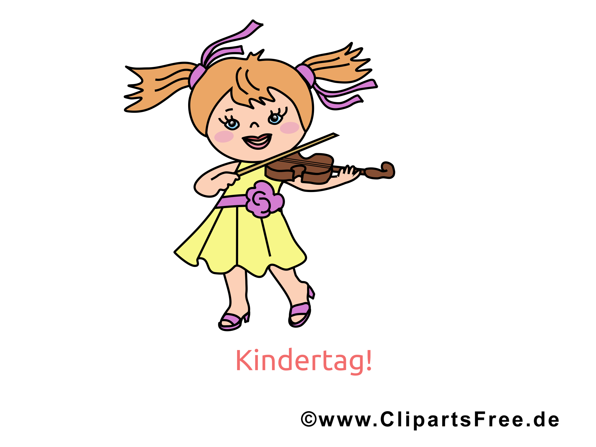 Kindertag Clipart, Bild, Cartoon, Illustration, Zeichnung.