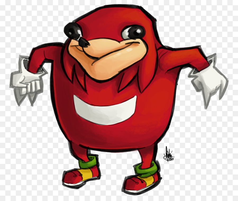 Knuckles Sonic clipart.