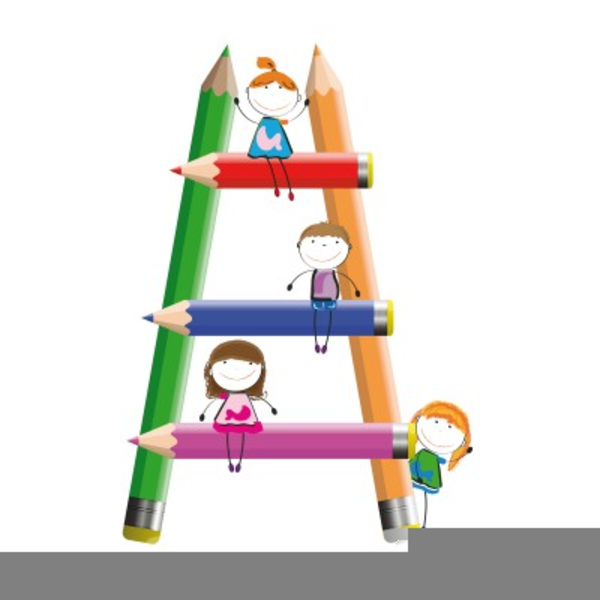 Climbing The Ladder Of Success Clipart.