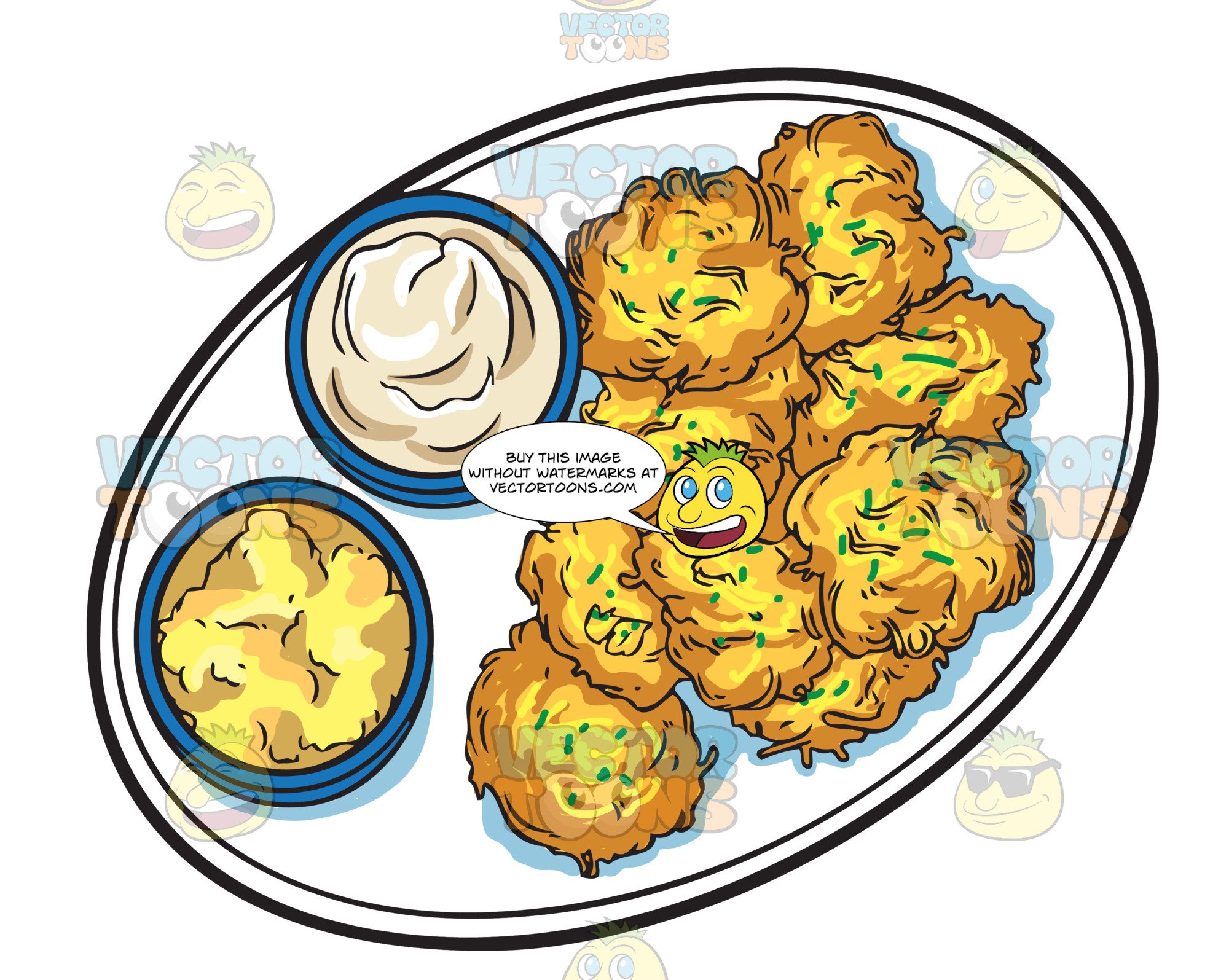 Latkes clip art