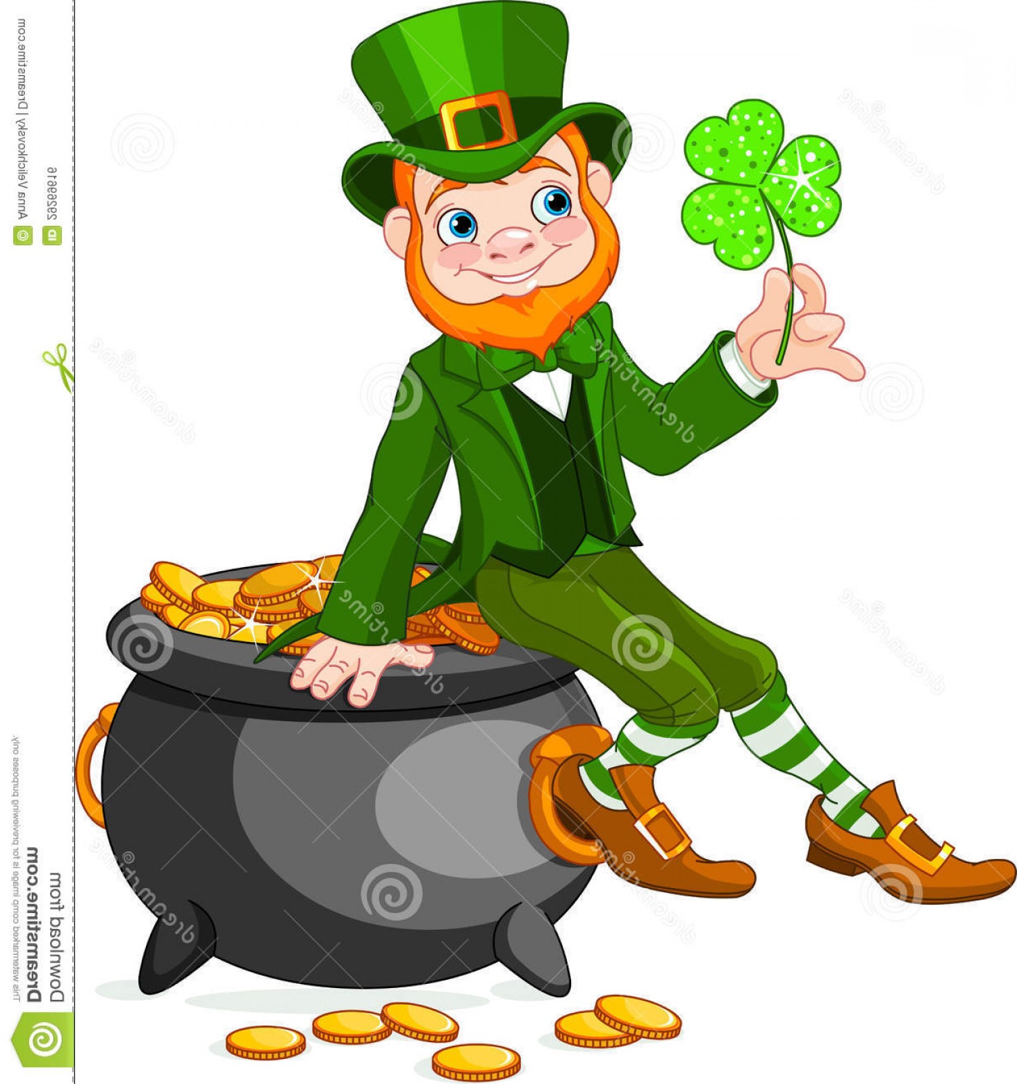 874 Pot Of Gold free clipart.