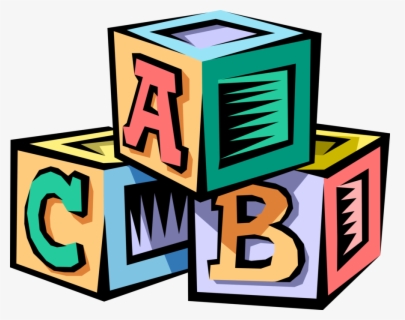 Free Abc Blocks Clip Art with No Background.