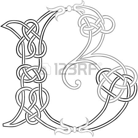 830 Celtic Letters Stock Vector Illustration And Royalty Free.