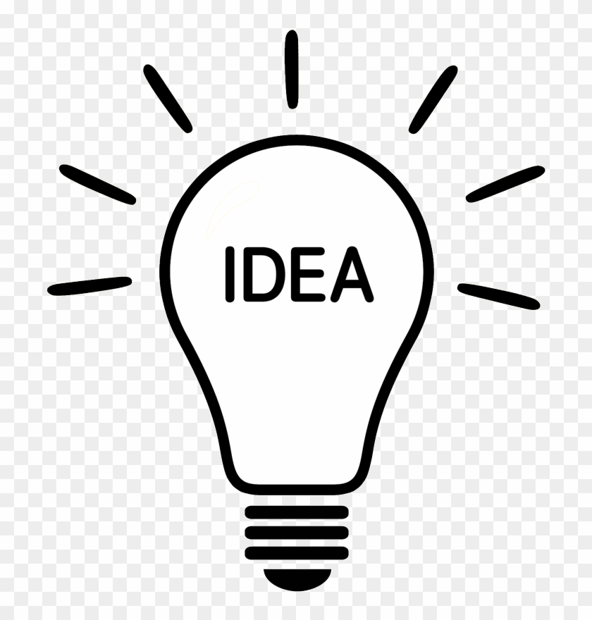 Light Bulb Idea Vector Clipart , Png Download, Transparent.