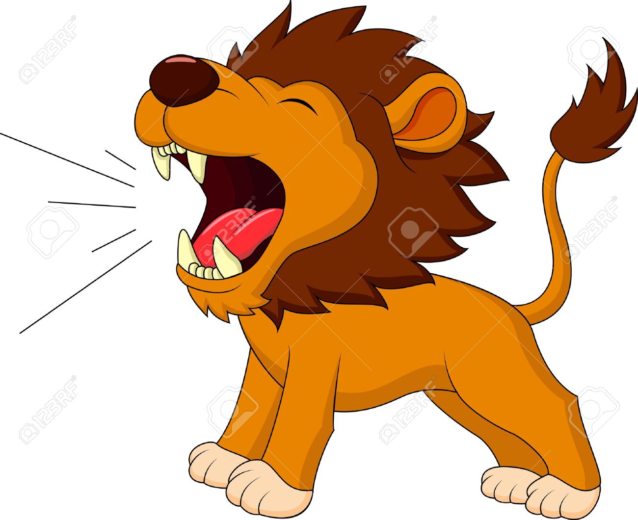 Lion Roaring Drawing Clipart Panda Free Clipart Images Lion Head