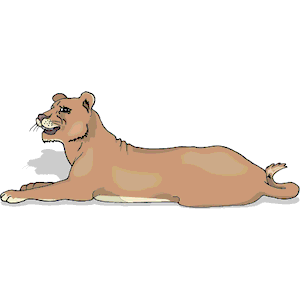 Lioness clipart, cliparts of Lioness free download (wmf, eps, emf.
