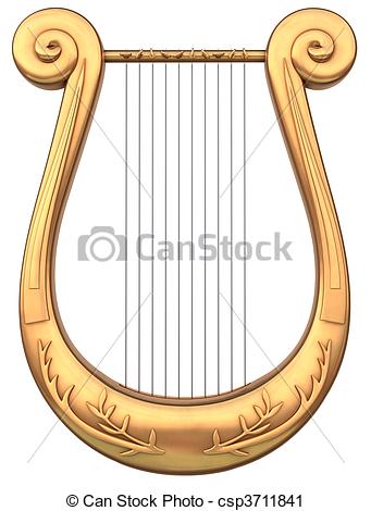 Clipart of Lyre.