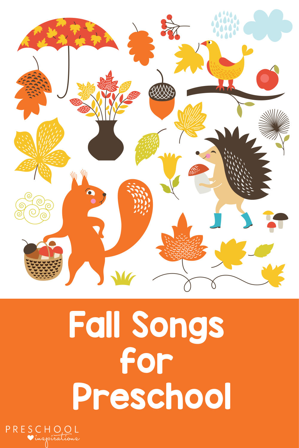 The Best Fall Songs for Preschool.