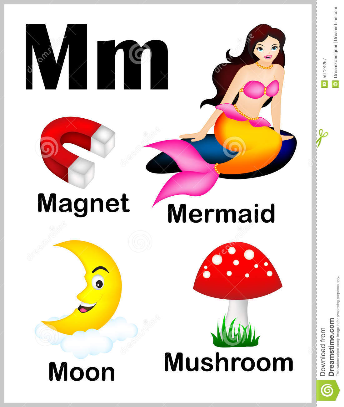 M Words Alphabet Poster Free Amp Printable Ideal For Phonics Practice 