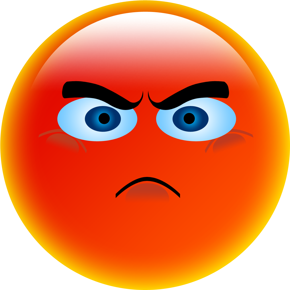 Clipart Transparent Stock Anger Smiley Emoticon Face.