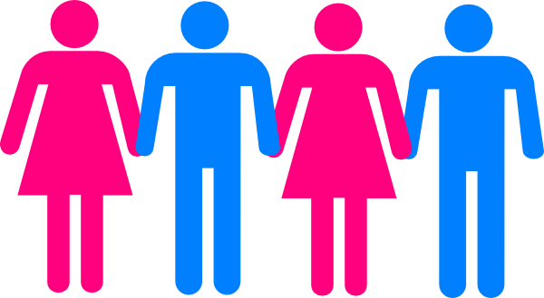 People Holding Hands Clipart Silhouette.