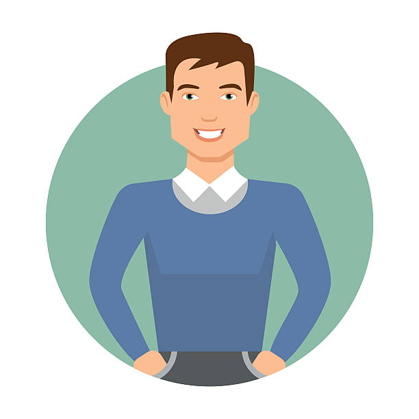 Guy Smiling Clipart.