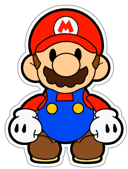 4592 Mario free clipart.