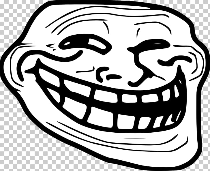 Internet troll Internet meme , Trollface , laughing face.