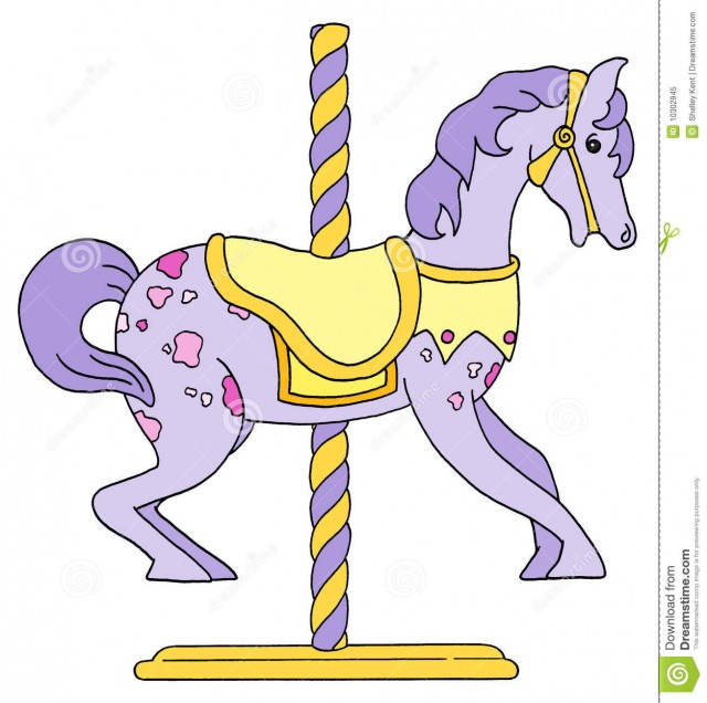 Merry Go Round Horse Coloring Pages Viewing Gallery.