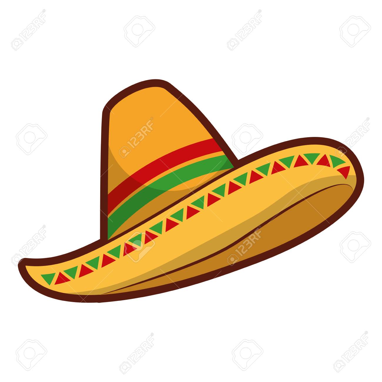 mexican hat isolated icon vector illustration design.