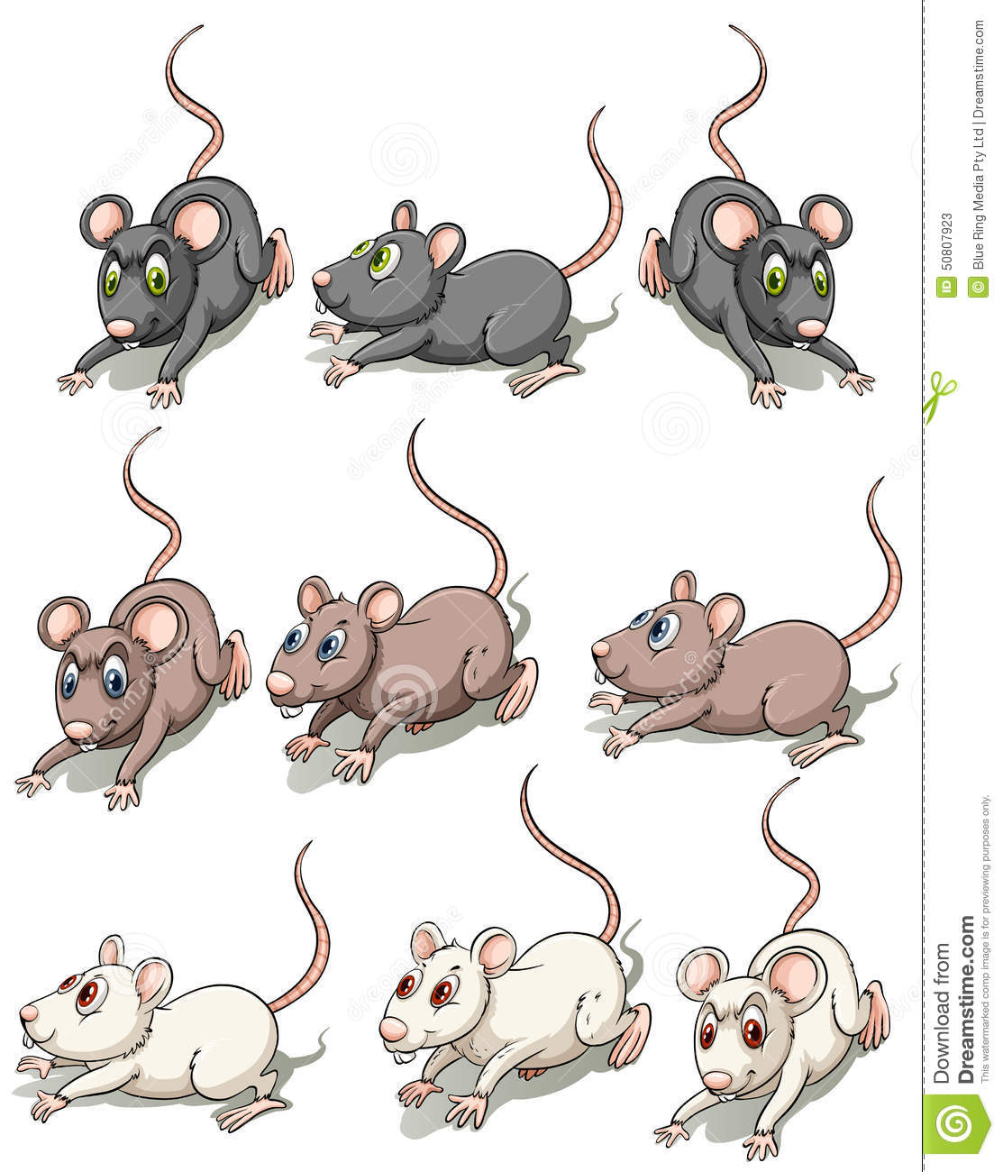 701 Mice free clipart.