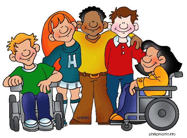 Middle School Students In Classroom Clipart.