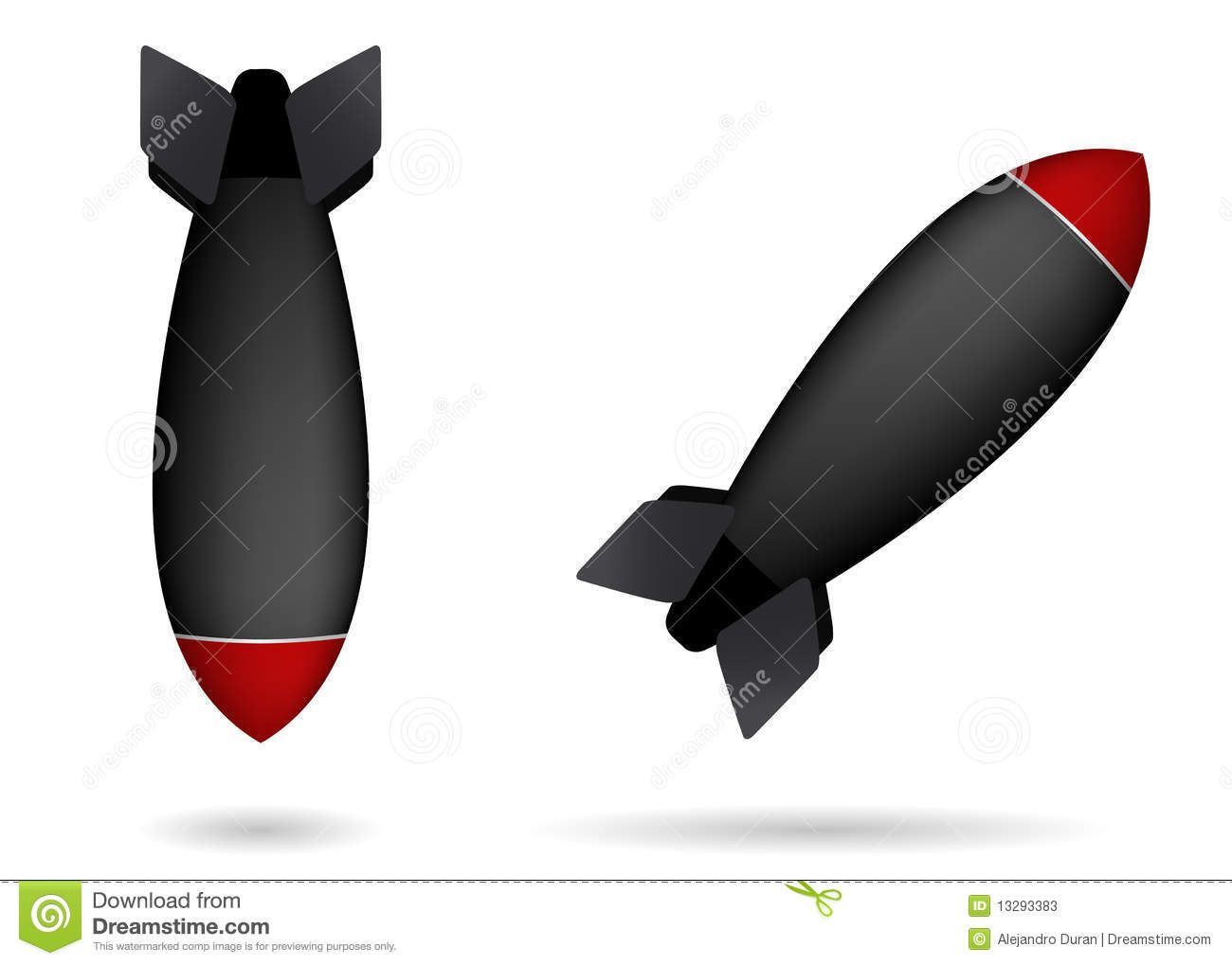 Nuclear Missiles Clipart.