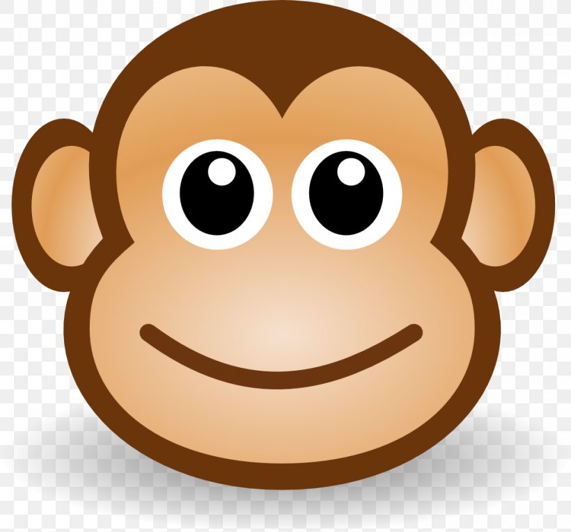 Monkey Cartoon Clip Art, PNG, 999x933px, Primate, Baby.