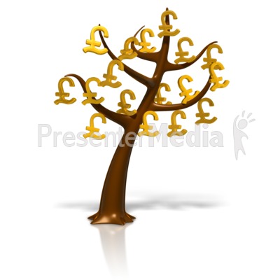 Pound Symbol Money Tree.