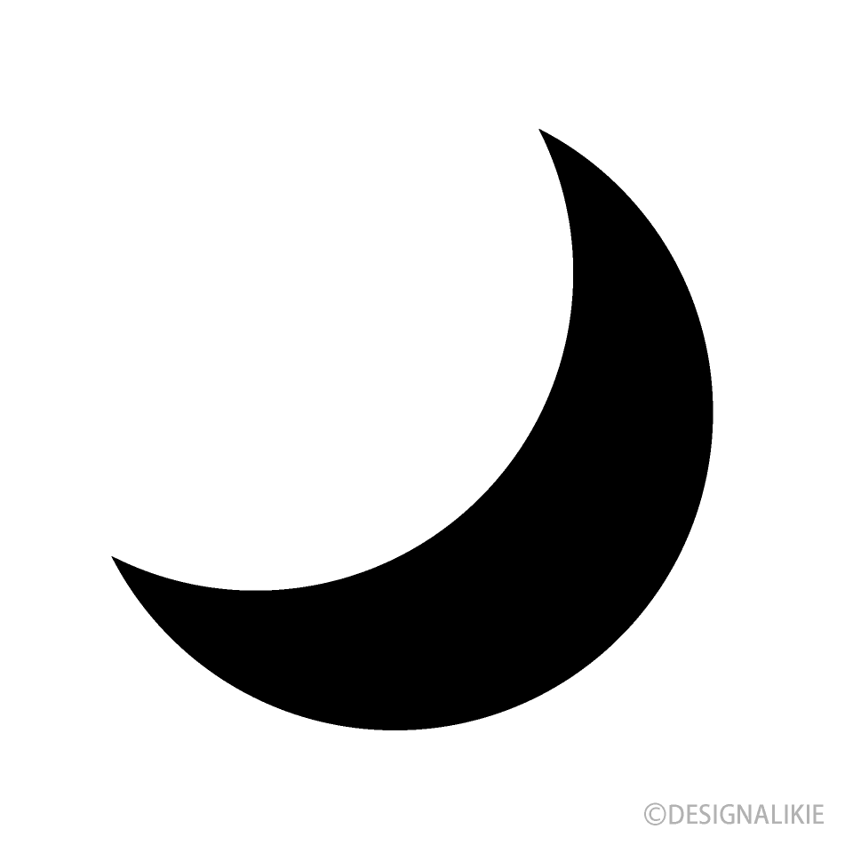 Free Moon Symbol Clipart Image｜Illustoon.