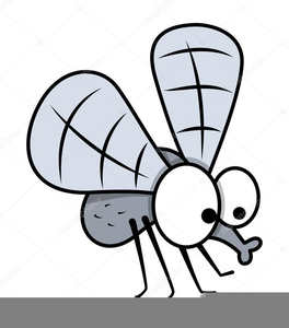 Free Cartoon Mosquito Clipart.