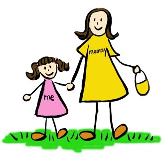 Mother Daughter Clipart Free.