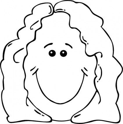 Mother Face Clipart.