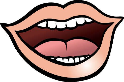 6926 Mouth free clipart.