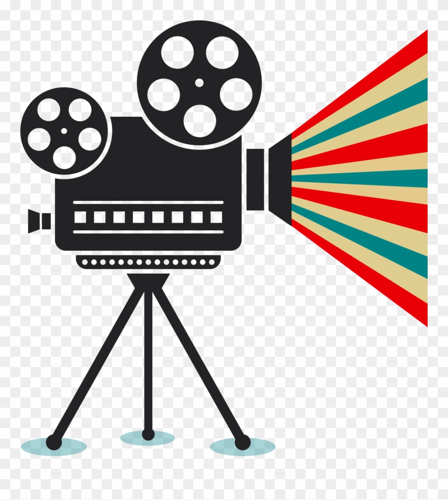 Graphic Freeuse Download Film Projector Clipart.