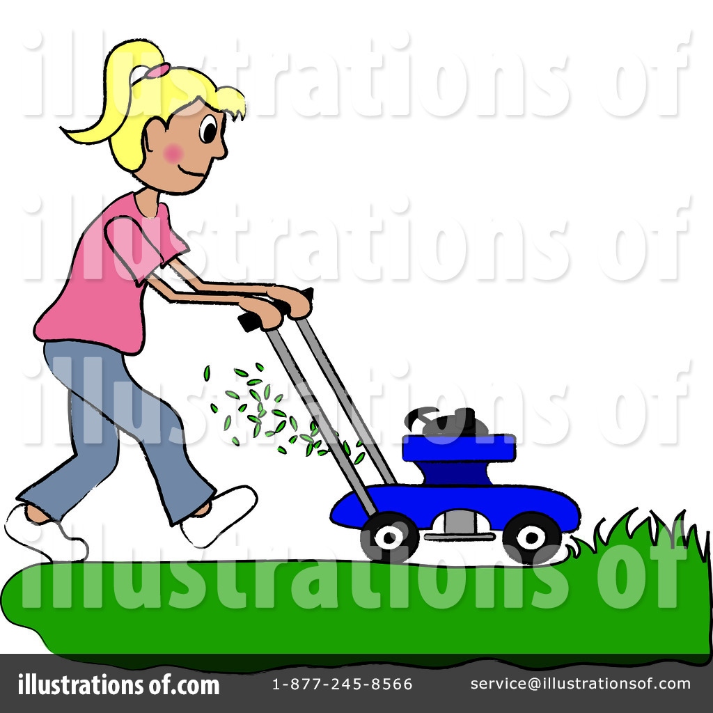Lawn Mowing Clipart #94190.