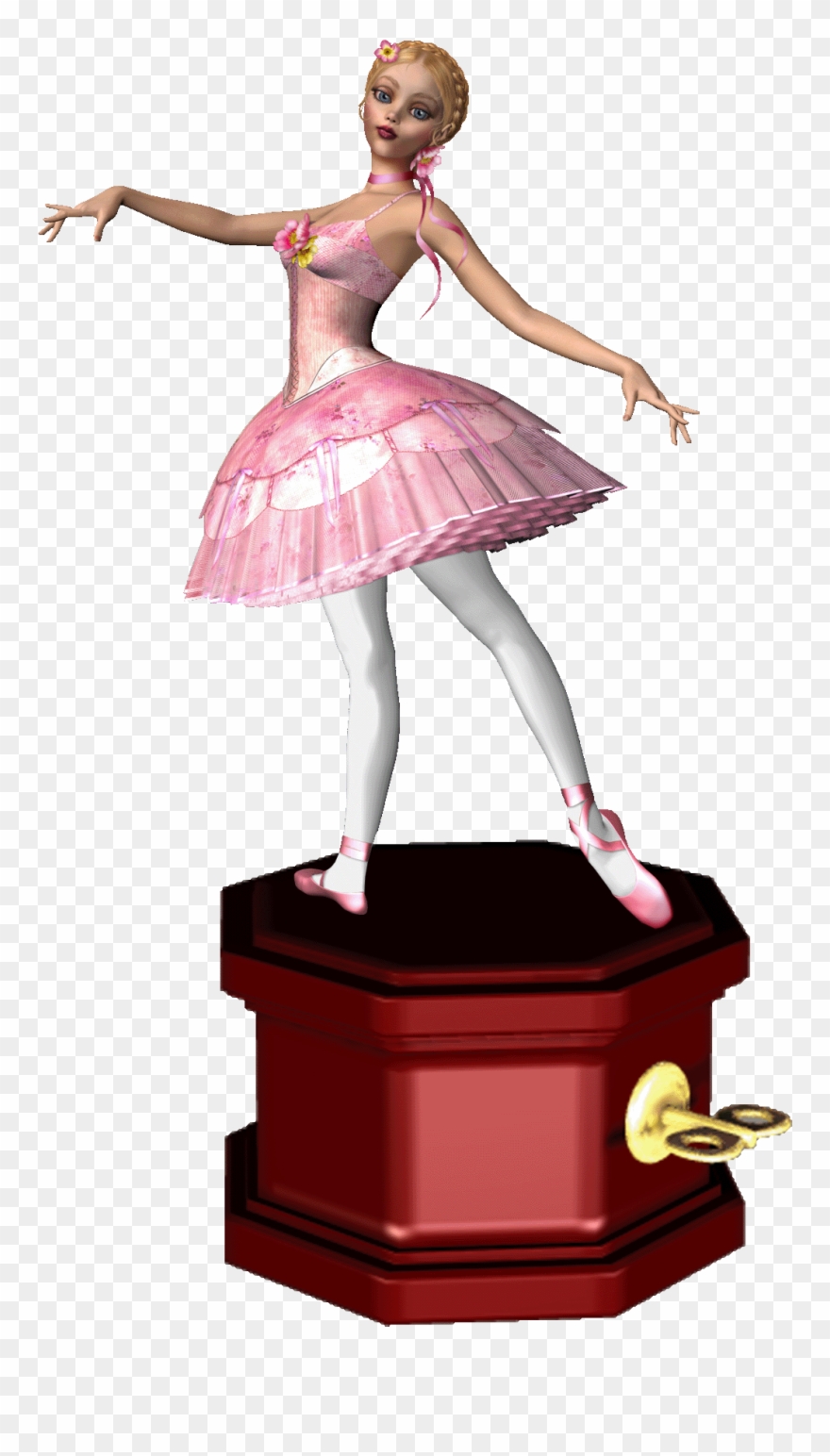 Music Box Ballerina Clipart.