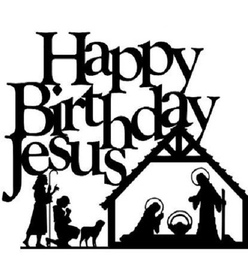 Clipart Name Happy Birthday Jesus.
