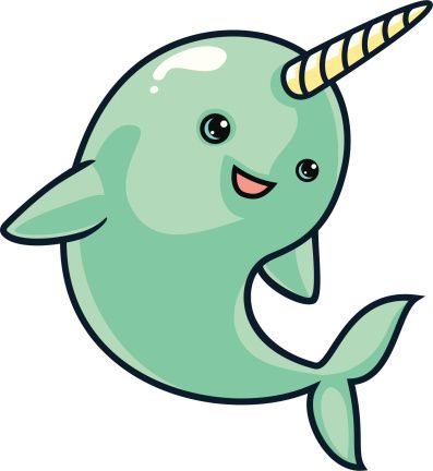 narwhal clipart.