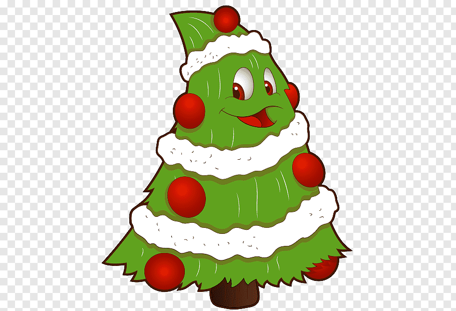 Christmas tree illustration, Royal Christmas Message.