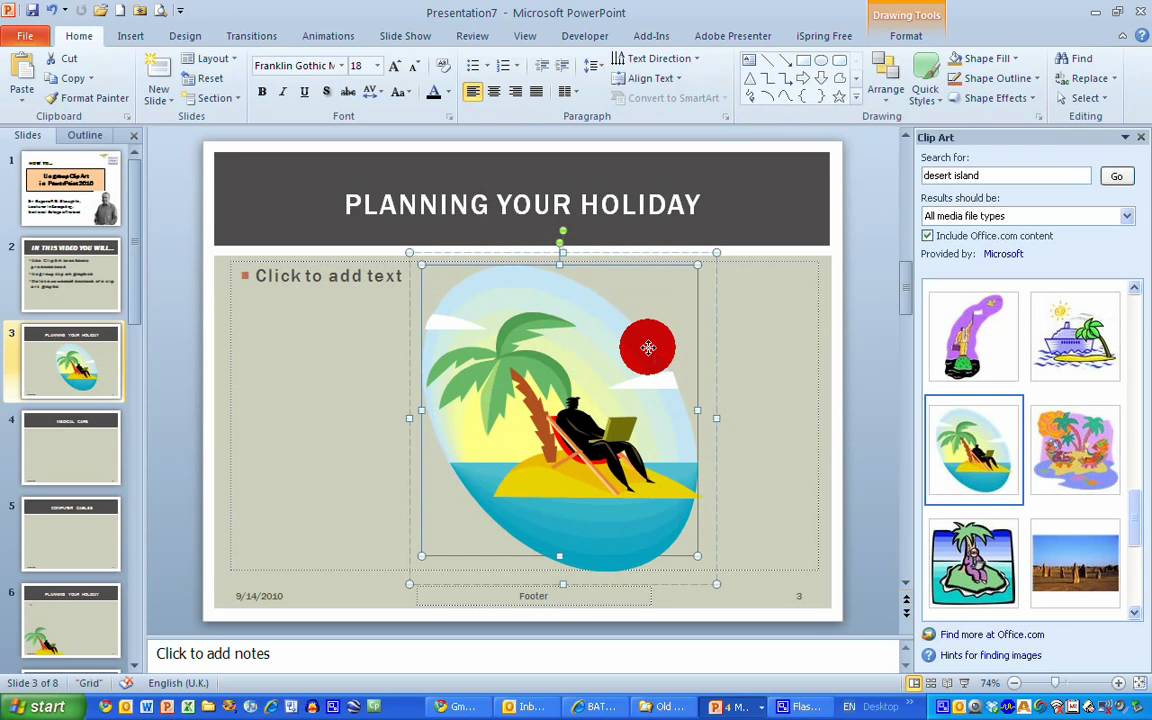 How ToUngroup Clip Art in PowerPoint 2010.
