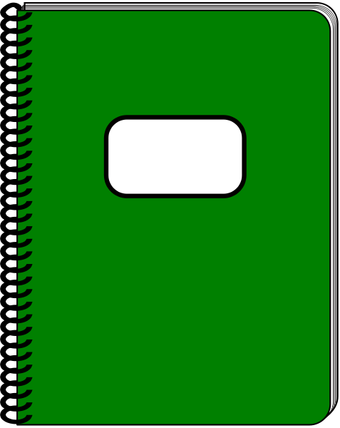 2887 Notebook free clipart.