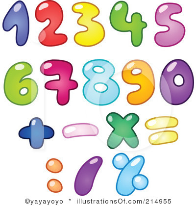 Free Clipart Numbers.
