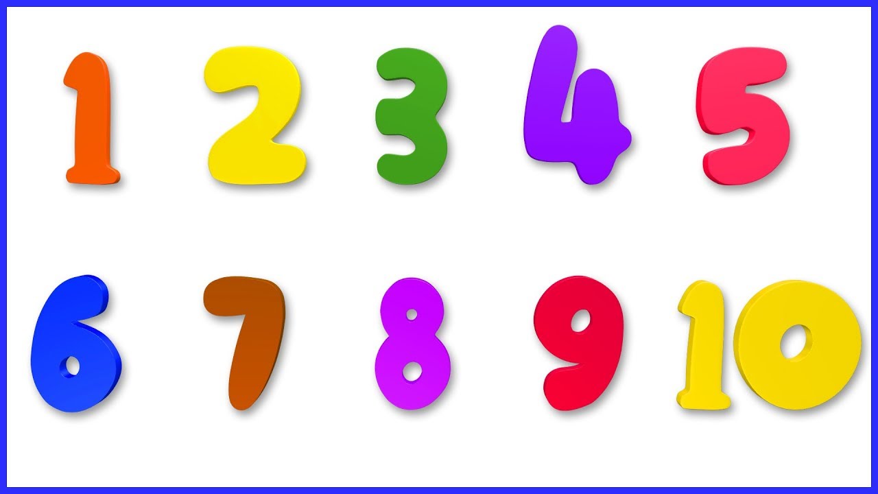 Number 1 10 Counting Numbers With Flashcards By The Singing Walrus 3 Plastic Fruit 3 Cars