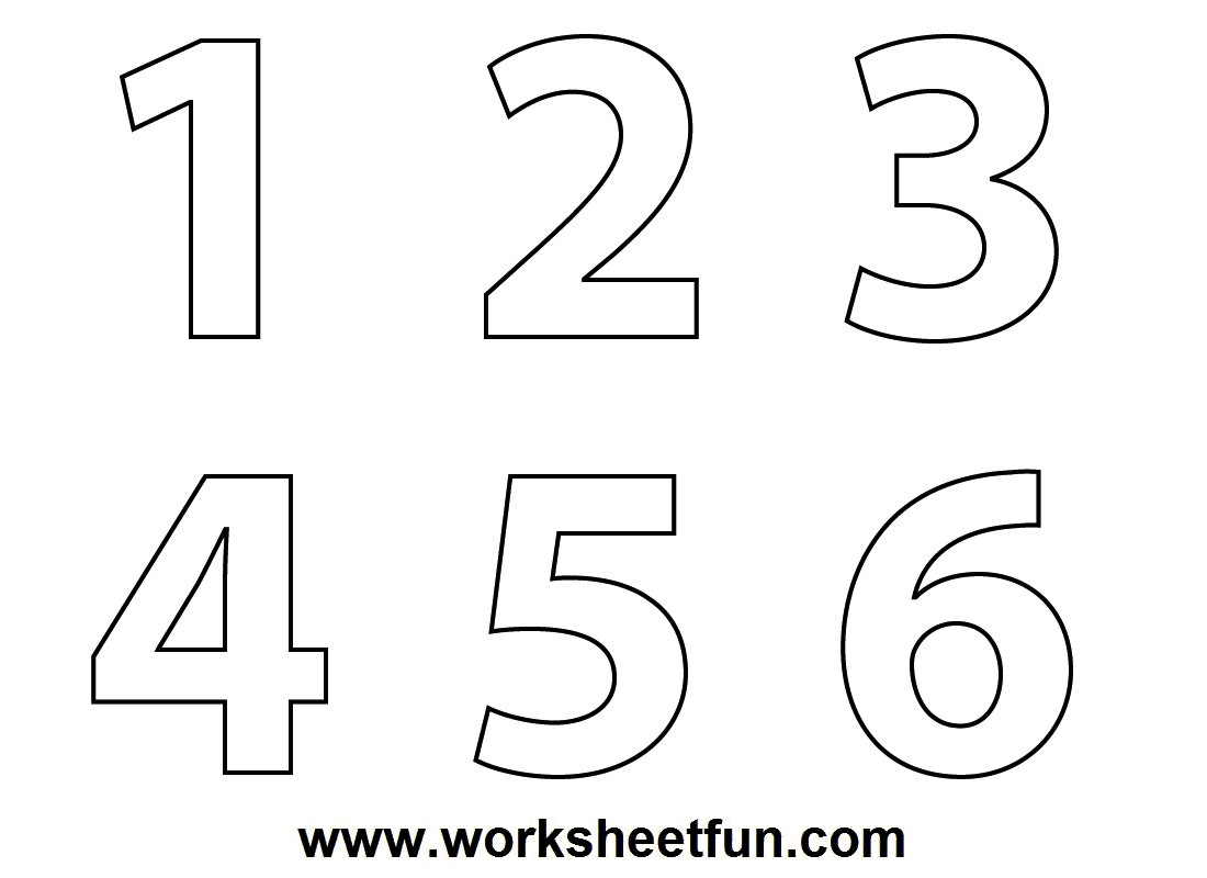  Free Printable Numbers 1 5 Printable Templates