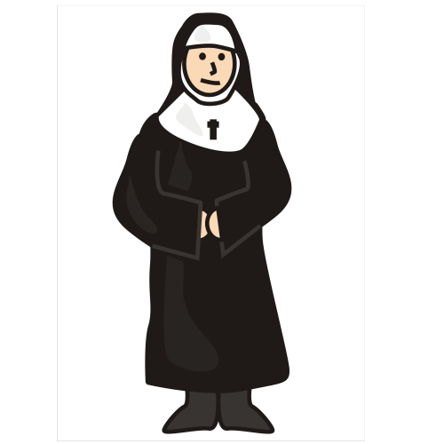 Catholic Nun Clipart.