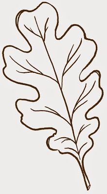 Free clip art ~ oak leaf.