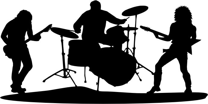 Free Band Silhouette Cliparts, Download Free Clip Art, Free.