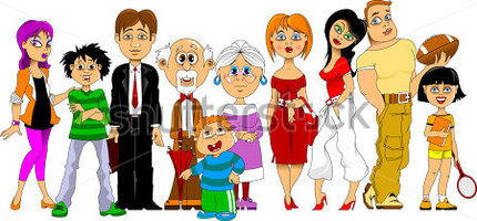 102+ Big Family Clipart.