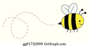 Bumble Bees Clip Art.