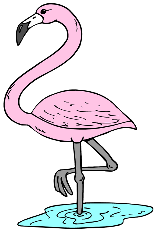 Free Pink Flamingo Cliparts, Download Free Clip Art, Free Clip Art.