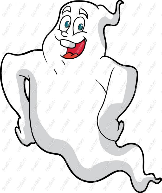 Clip art of ghost.