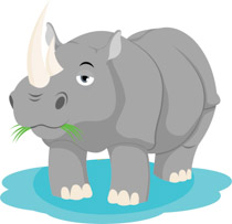 Free Rhino Clipart.