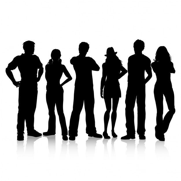 people clipart silhouette group 20 free Cliparts | Download images on